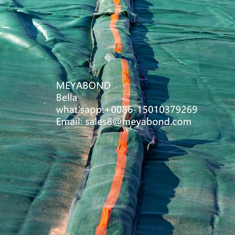 Agriculture dairy farm Gravel bags for silage pit