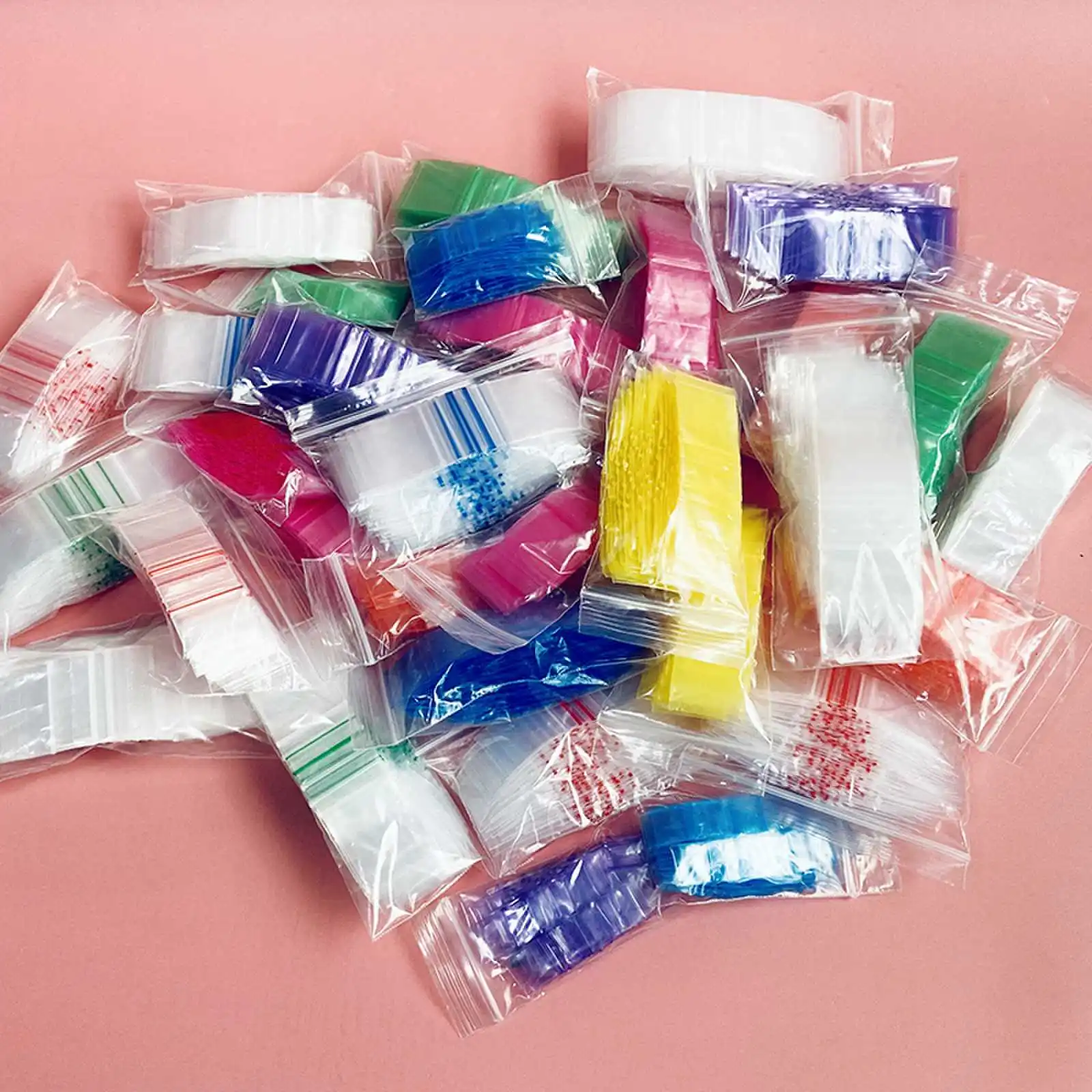 Wholesale Clear Plastic Bag Grip Self Seal Packing  Resealable Mini Ziplock zipper Bags