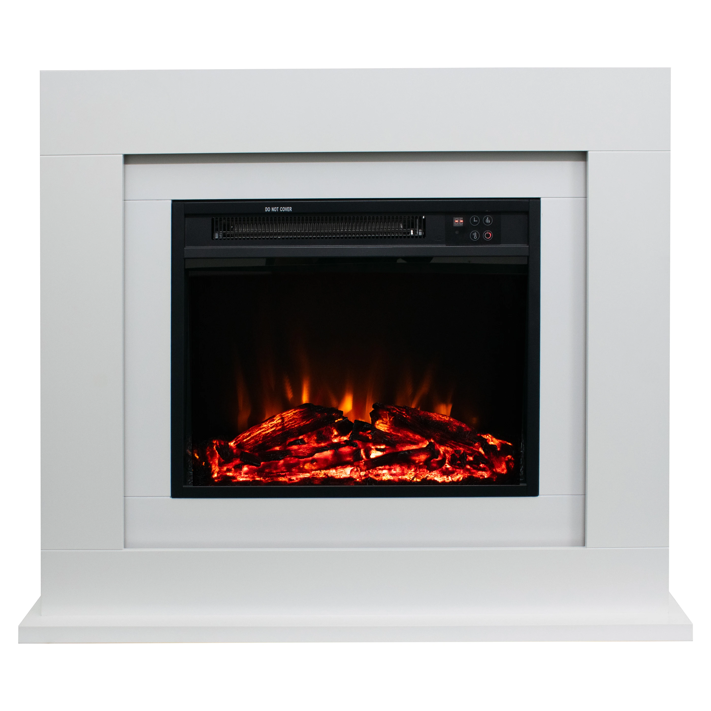 Factory Decorative High quality Modern Electric Fireplace with led Flame Light Electric Heater With MDF Freestanding