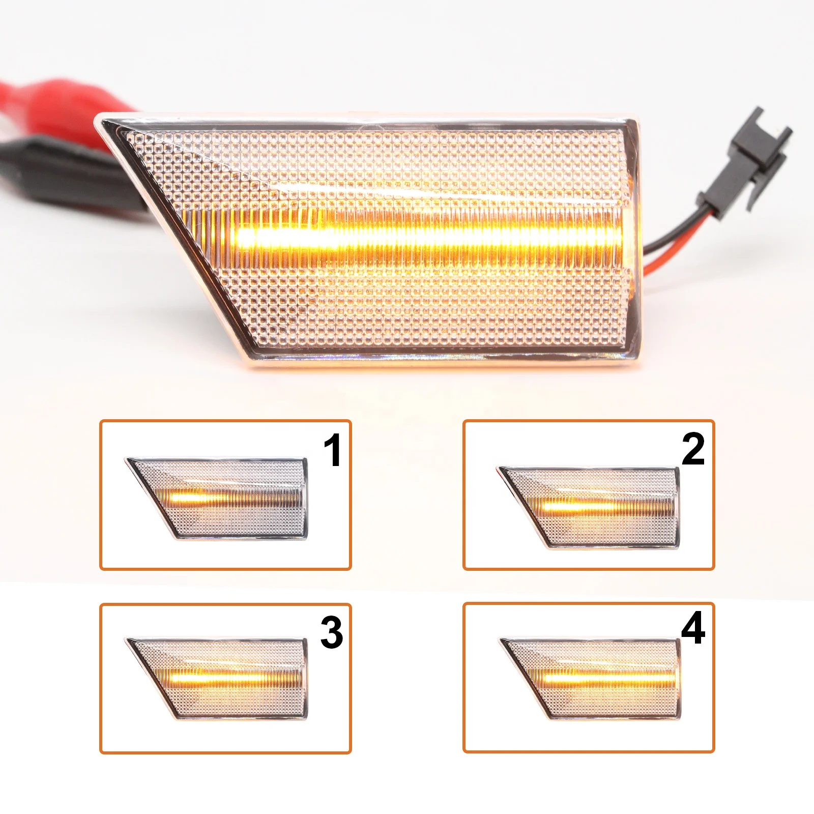 Ailead Best Replacement Standard No Error Lighting System LED Side Marker Dynamic Indicator for Signum Vectra C