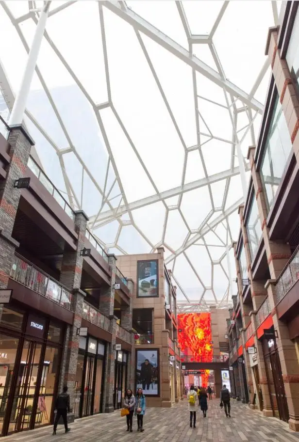 Качество ЭТФЭ пленка здания архитектурная конструкцию крыши