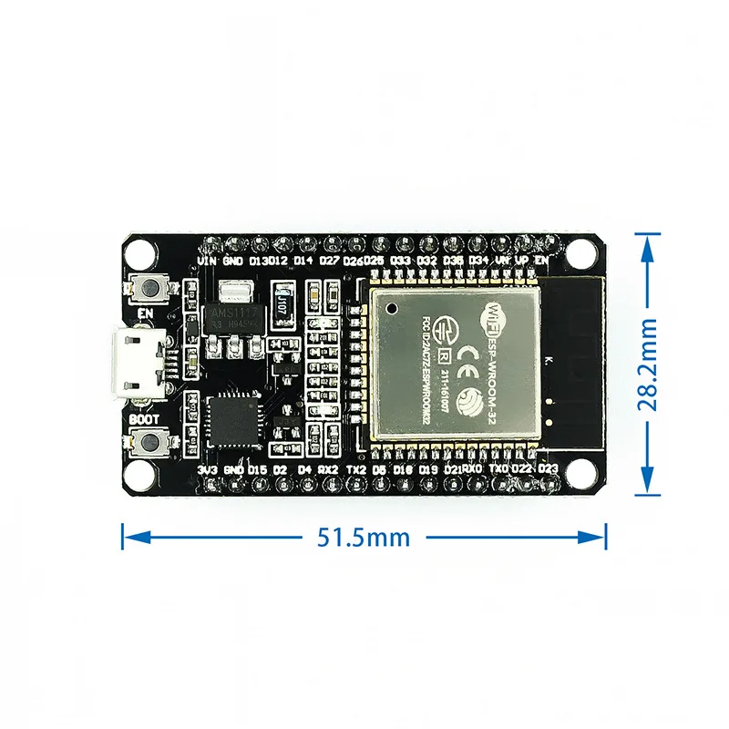 Wholesale-ESP-32 Development Board WIFI Bluetooth 2-in -1 Dual Core CPU Low Power ESP32 ESP-32S 2.4 GHz