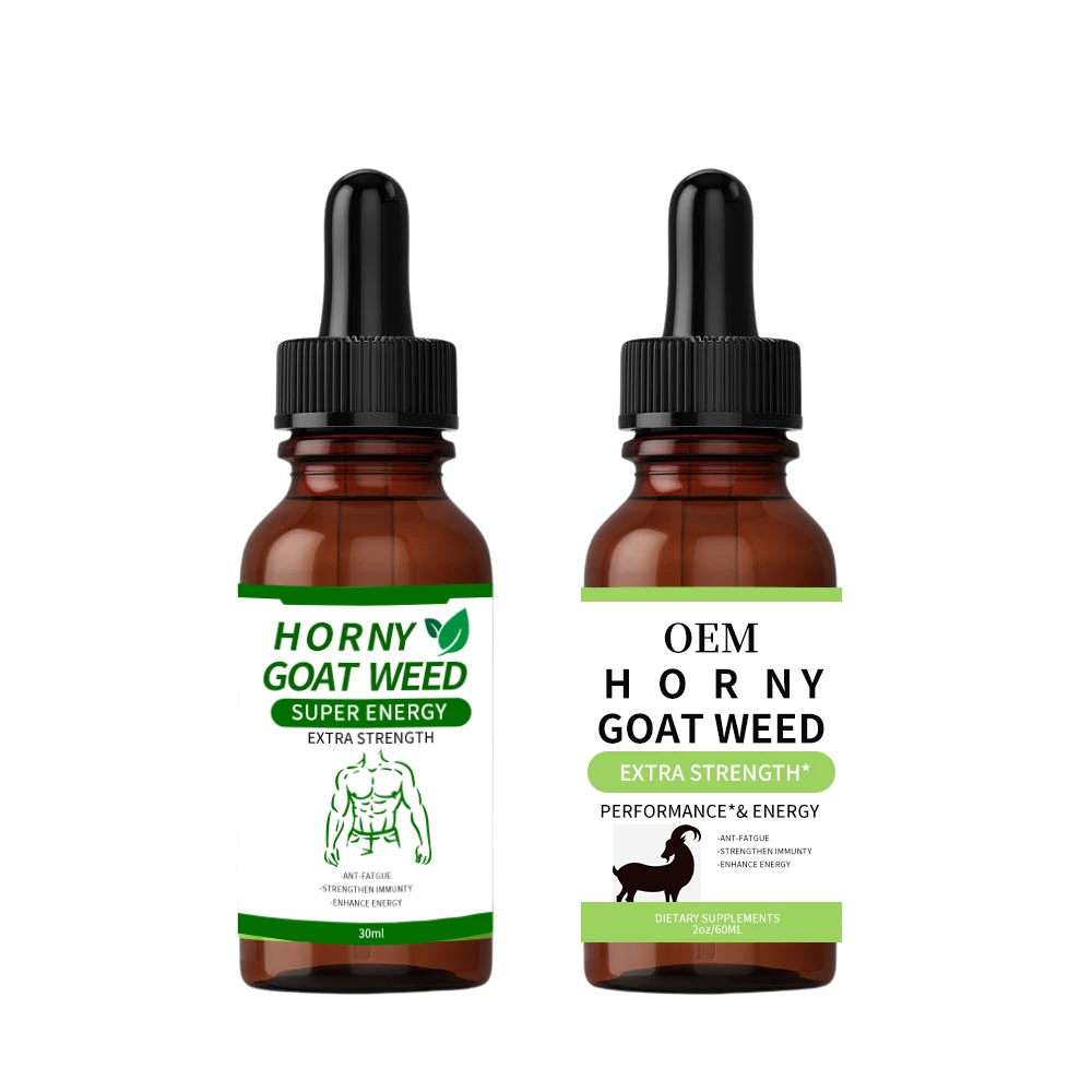 Private Label Wholesale Price Horny Goat Weed Liquid Epimedium Drops epimedium extract powder