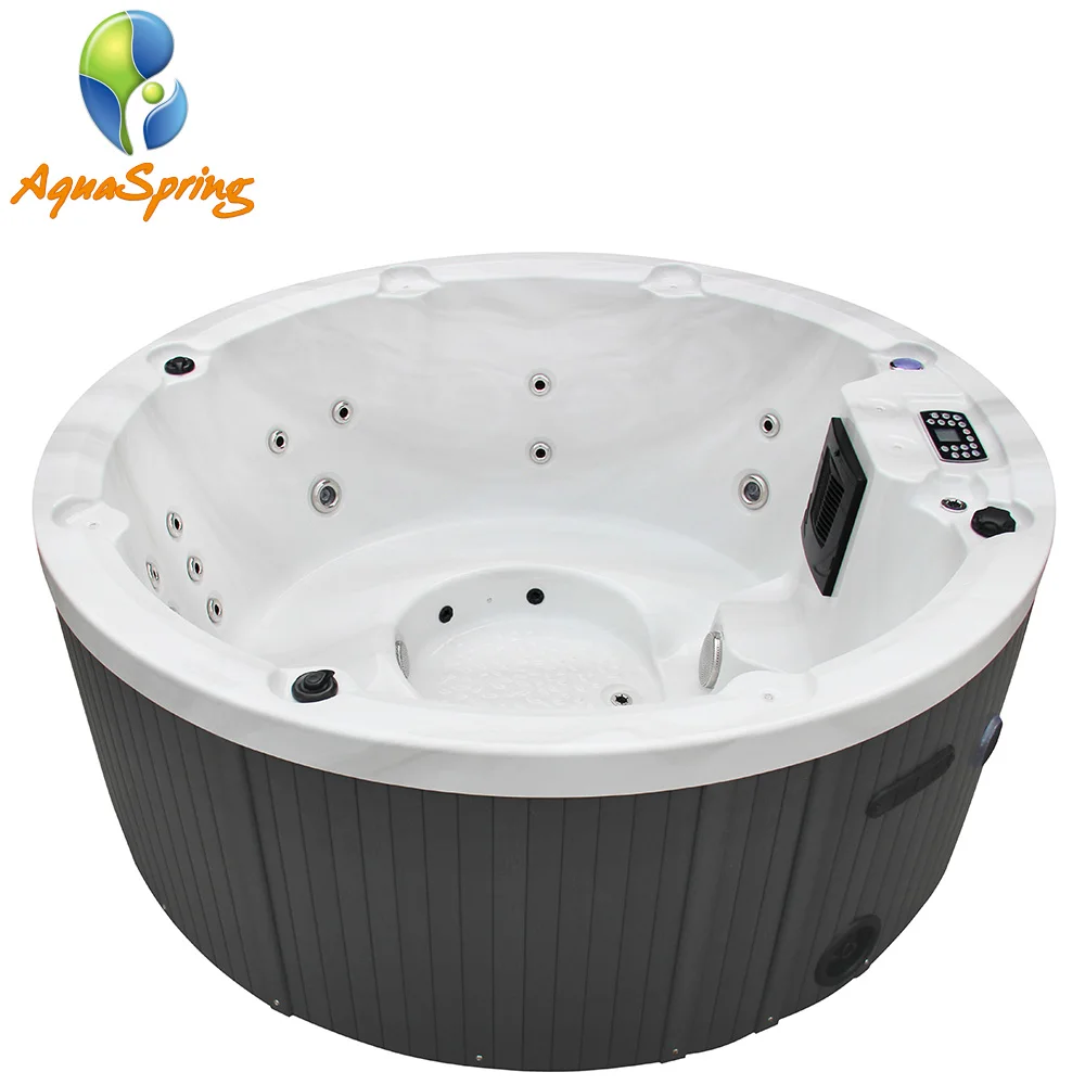 Round bathtub spa swimming pool with jacuzzi