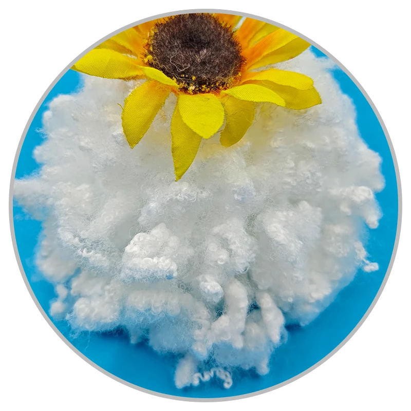 virgin hcs hollow polyester fiber staple pillow filling