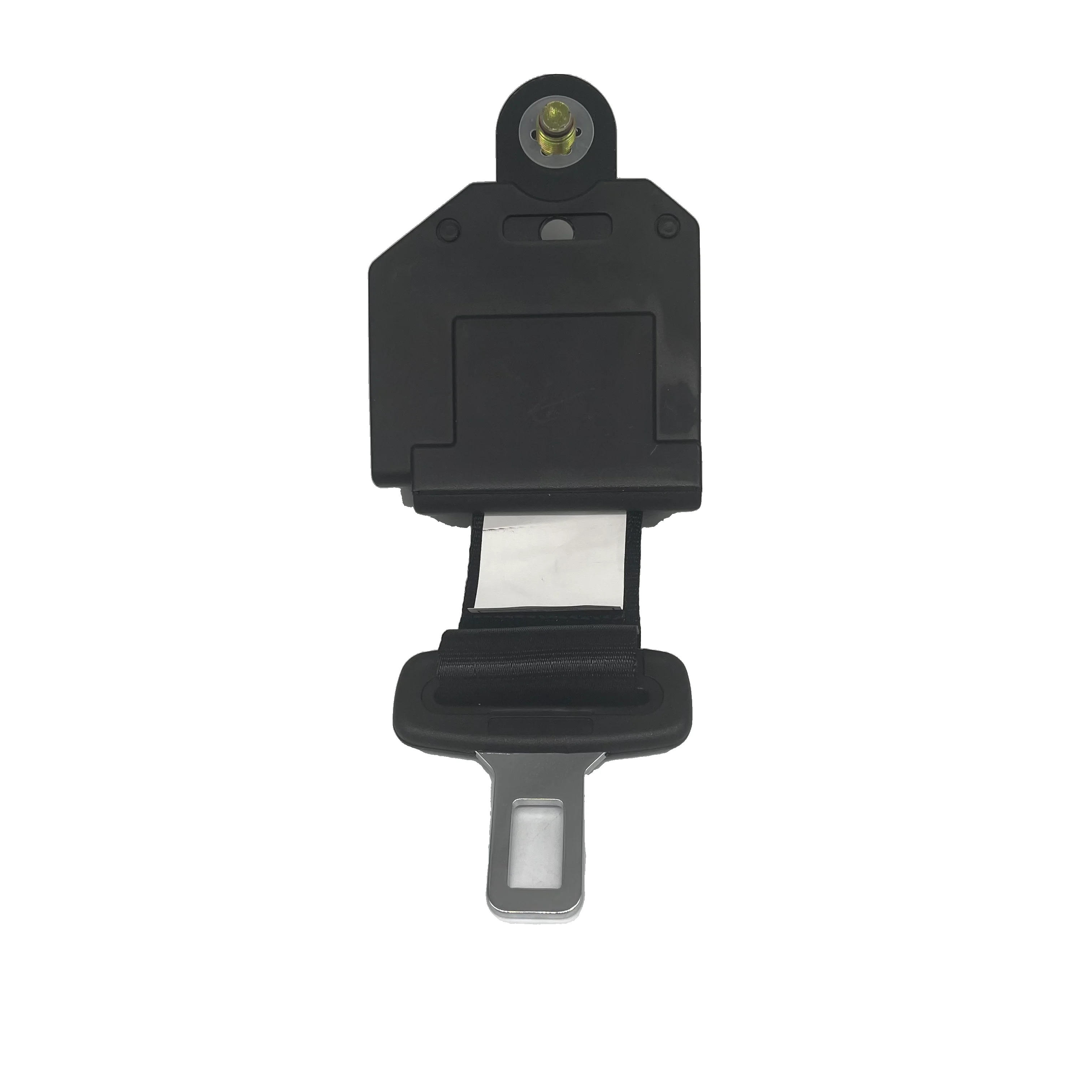 Custom Size Logo Universal Adjustable Retractable 2 point Safety Belt Auto Polyester Seat Belts Buckle