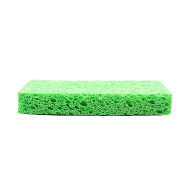 Customized Reusable Zero Waste Eco-friendly Kitchen Cleaning Sponge Biodegradable Pop Up Cellulose Sponge