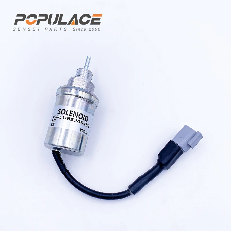 shut off solenoid generator accessories generator parts push pull solenoid 24v 12v cat solenoid valve u85206452