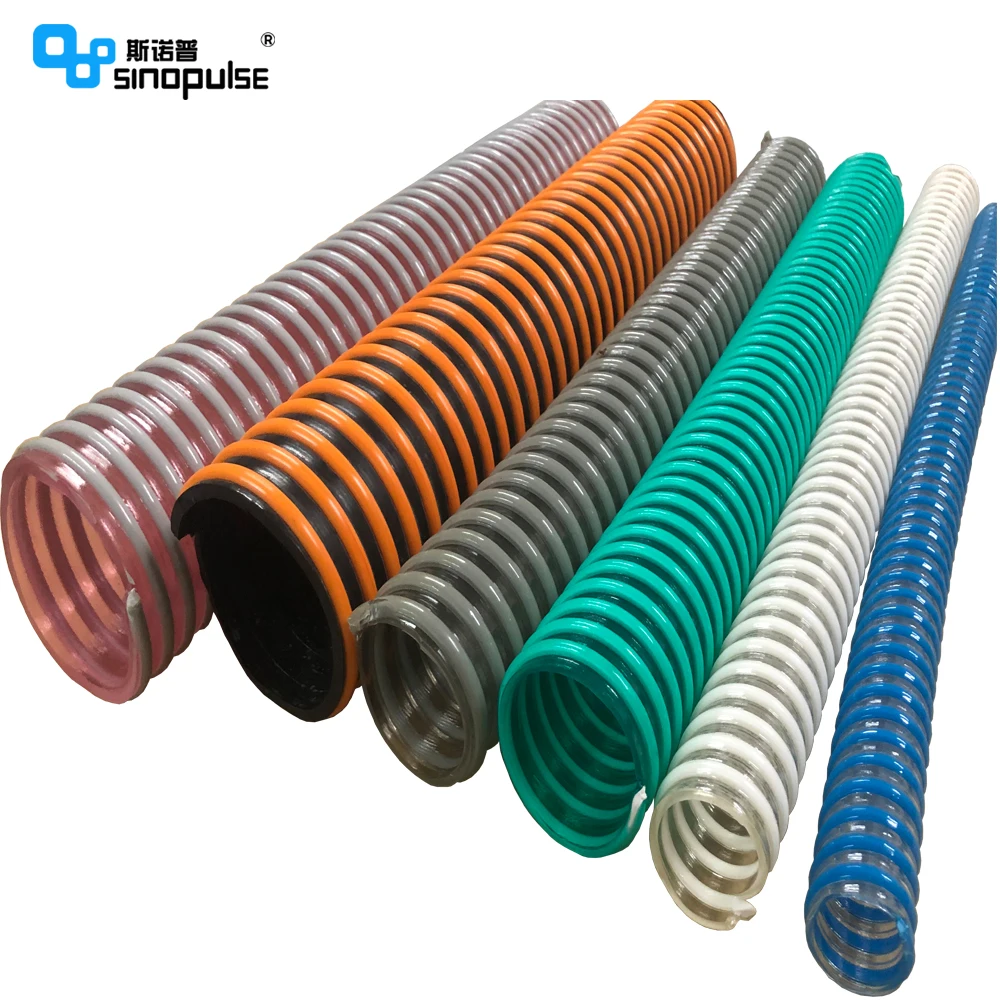 PVC flexible 3 inch vacuum suction discharge water hose pipe
