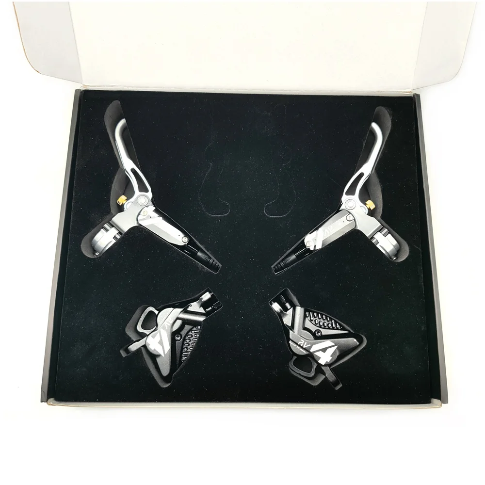 High Quality Bicycle Disc Brake Set Aluminum Mountain Bike HDB-03 4 Action Hydraulic Bicycle Disc Brake Set