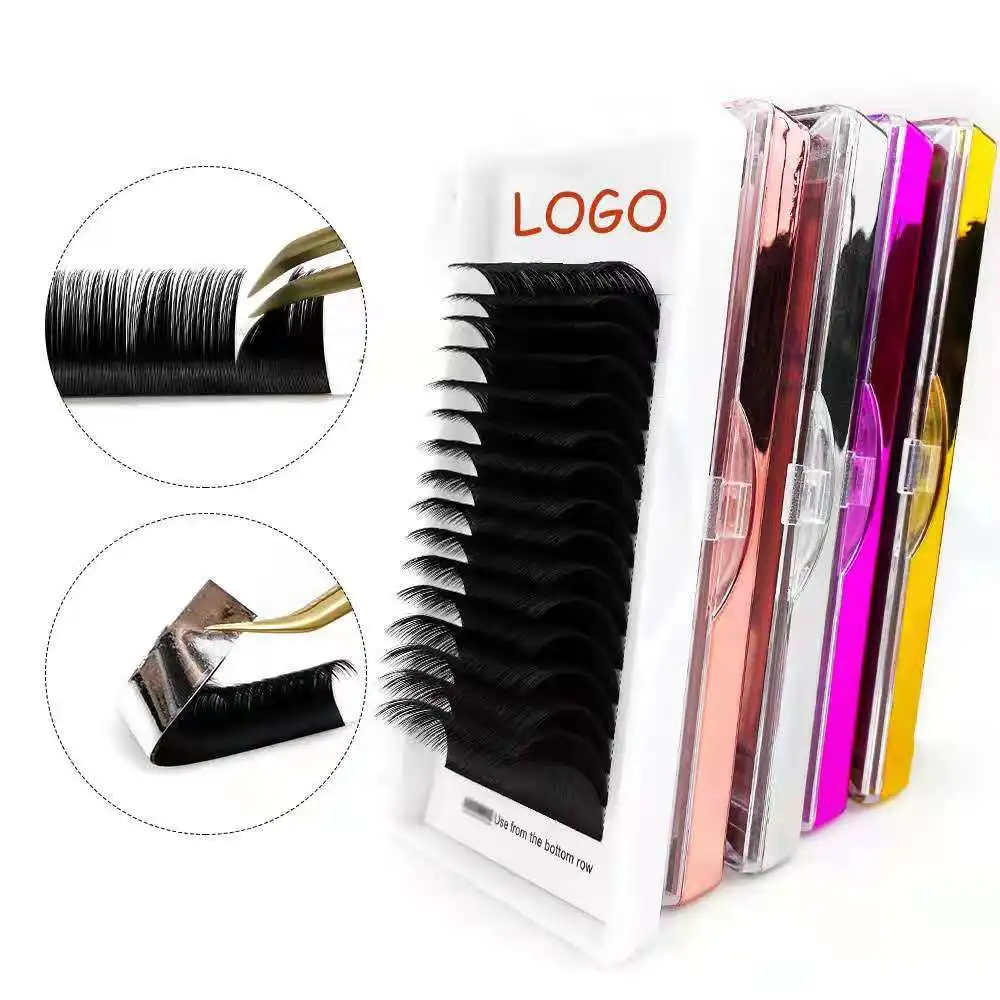 Korea supplies wholesale lovely synthetic mink individual eyelash extensions OEM ODM Vietnam factory direct price
