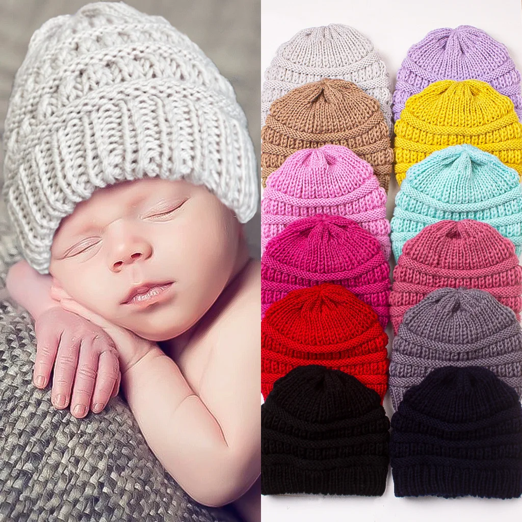 2022 wholesale high quality solid color winter pastel knitted winter hats wool custom logo beanie for women men kids