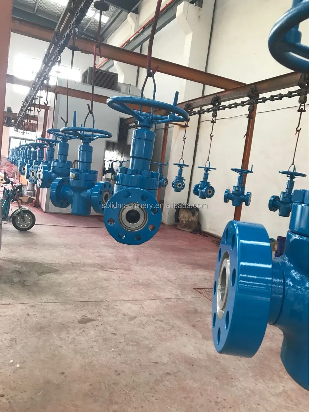 
API 6A Cast flange end expanding gate valve 