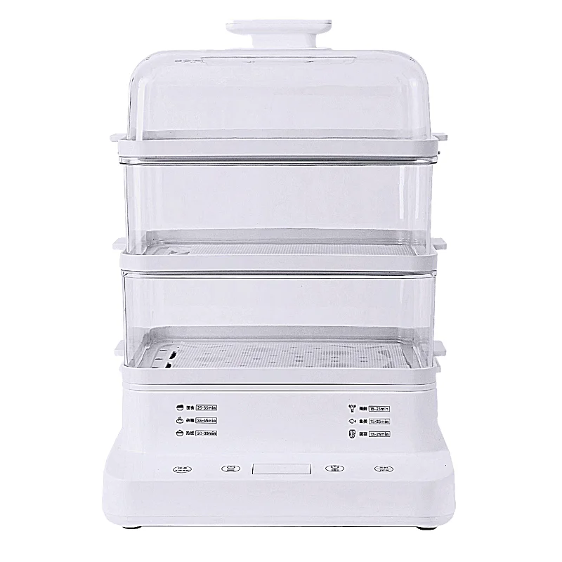 22L Large Capacity Multifunctional Electric Food Steamer 800W Kitchen Cookware for Efficient Cooking and Food Steaming