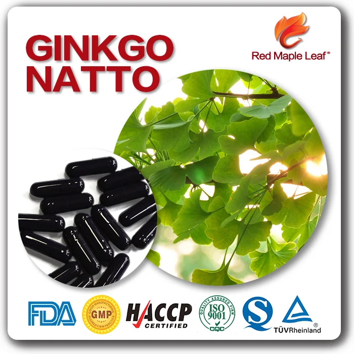 100% Pure Natural Whitening Ginkgo Biloba Extract Capsules