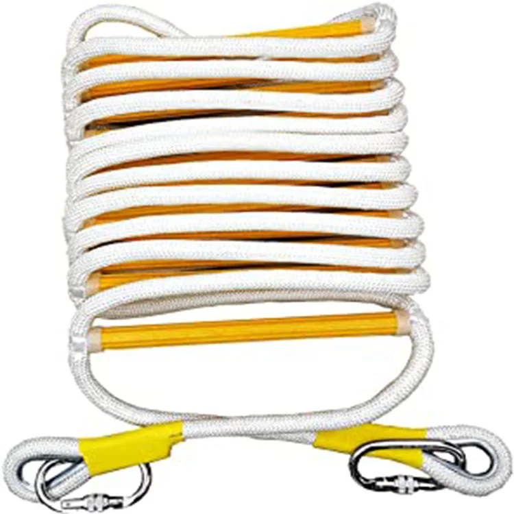 Outdoor climbing 30m emergency rope ladder  for fire escape