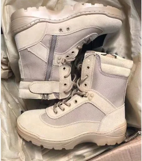 Definite TSB111-1 PU Outsole light weight tactical combat boots suede or black smooth leather customer made 10 pairs eyelets