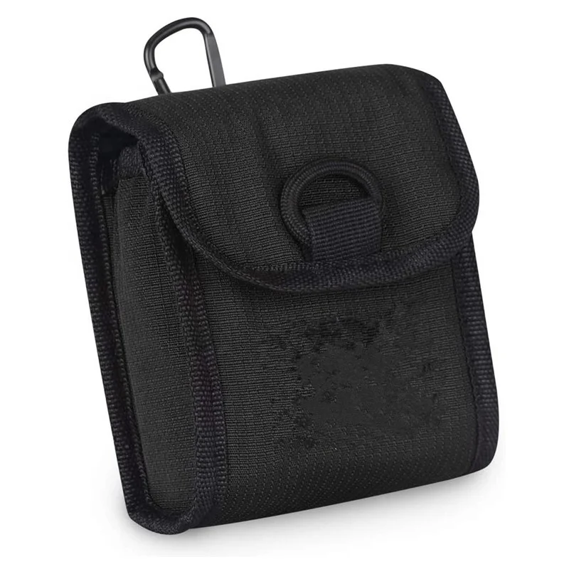 Golf Range Finder Bag Hard Case Rangefinder Nylon Pouch Waist Bag with Magnetic Closure Pocket, Essential Accessory for Golf