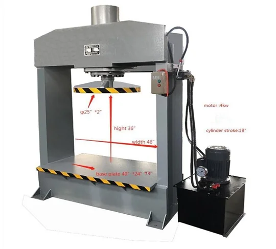 80 ton solid tyre press machine forklift tire hydraulic press machine