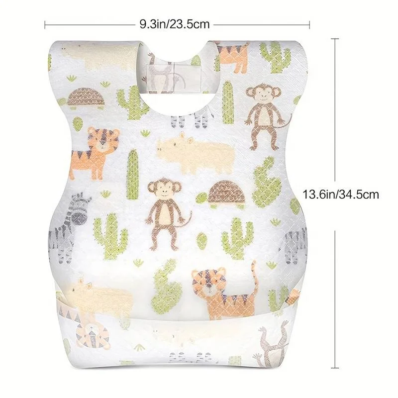 Wholesale Factory Direct Sale Disposable Baby Bibs With Pocket For Baby