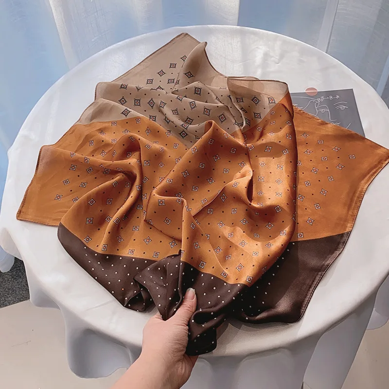 Silk Scarves Women Scarves Wholesale All-match 70cm Small Square Scarf
