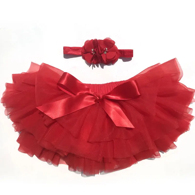 Baby Tutu Girl Skirt And Headband Toddler 2 Pcs Set