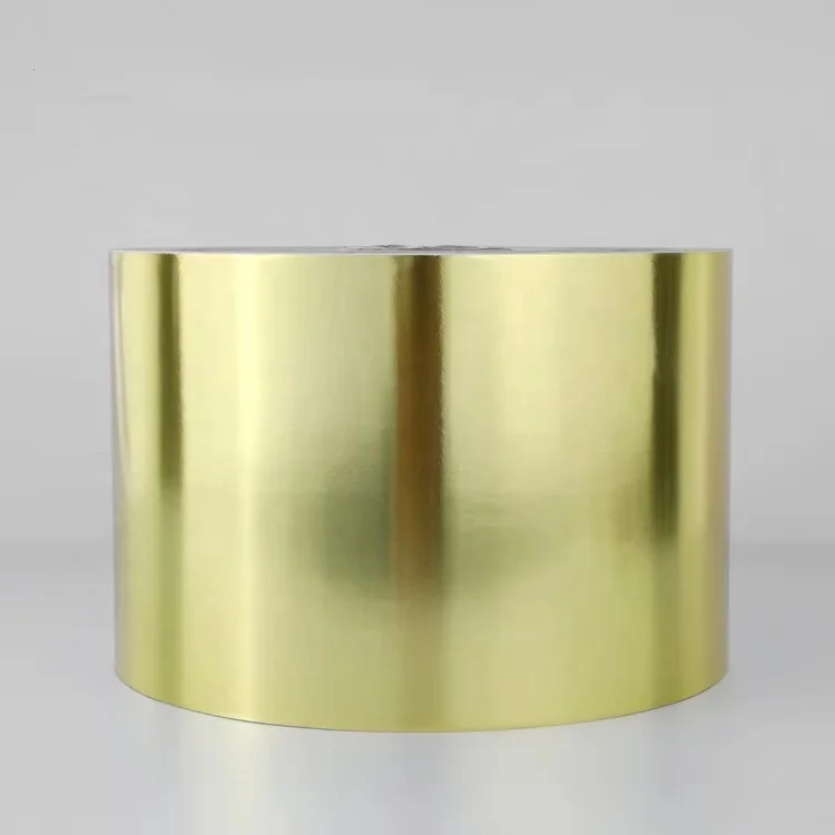 Self Adhesive Golden Aluminum Foil Sticker Paper in sheet or roll