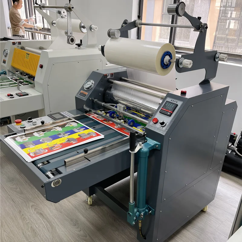 SG-500B most popular machine in China 490mm width hydraulic laminating machine with fast speed