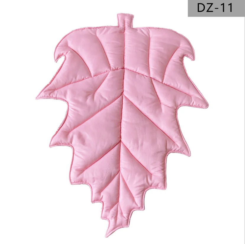 Wholesale Baby Soft Cotton Leaf Play Mats Crawling Creeping Mat Kids Play Rugs Floor Carpet Nursery Children Room Decoration