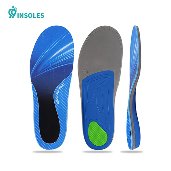 99insoles Custom PU Full-length Plantar Fasciitis Orthotic Shoe Insole Nylon High Arch Support Shell Insoles