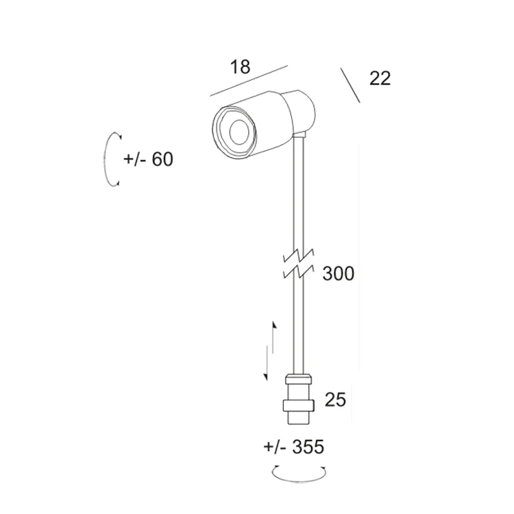 Luxury Products Furniture Led Spotlight 6-60 Degree Zoomable Jewelry Showcase Led Pole Light