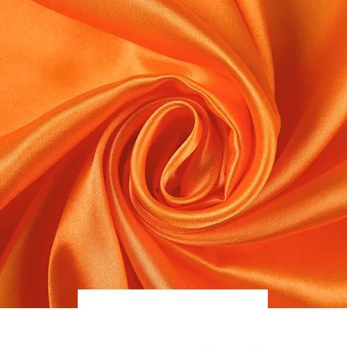 Width 150 cm Plain pearl Ice Silk lining Fabric Polyester stretchy solid soft dense Satin Fabric For stage curtain decorations