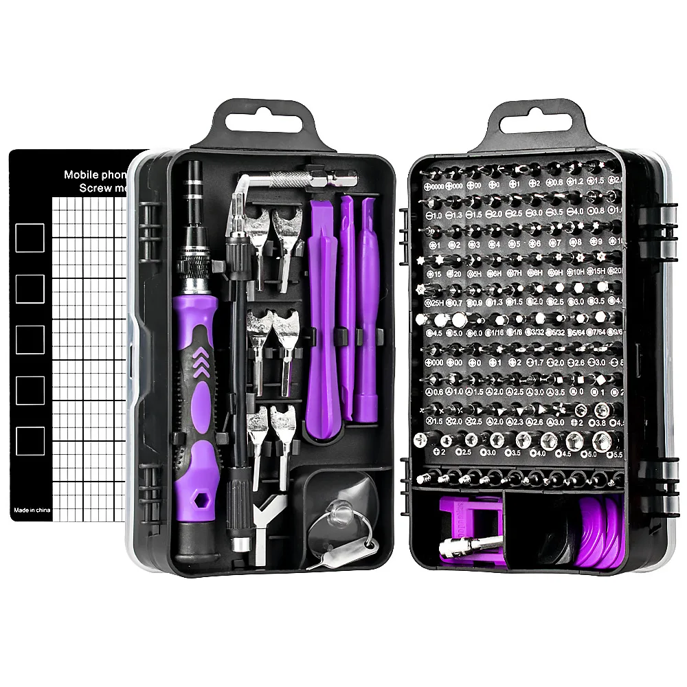 135 in 1 Professional Screwdriver Set  Laptop Computer Computer PC Mobile Phone Device  Repair Tool Kit