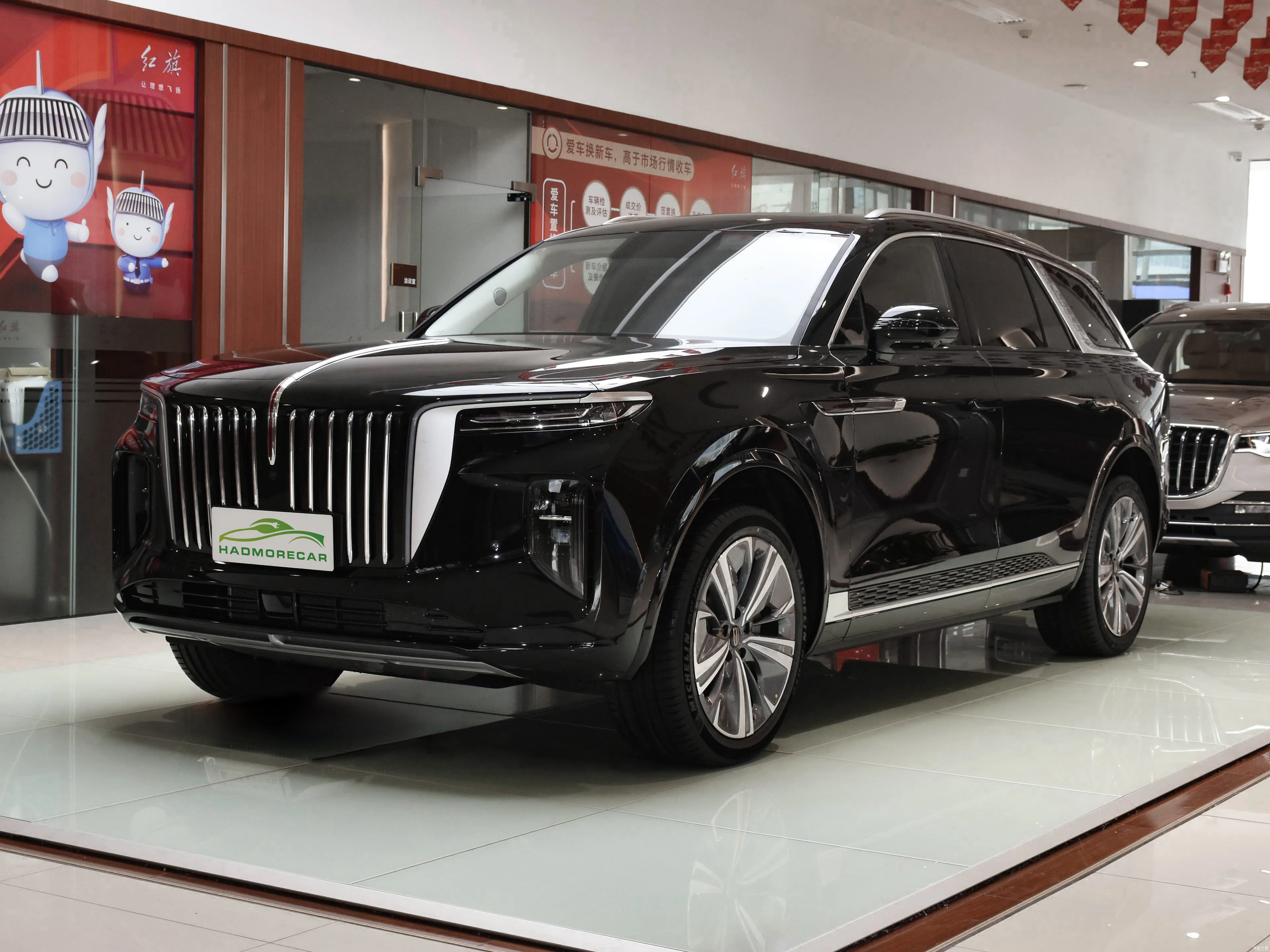 Импортный автомобиль в Пакистане Hongqi E-HS9 2021 Qixiang 460 км шестиместный версии 6 мест электромобиль китайского производства