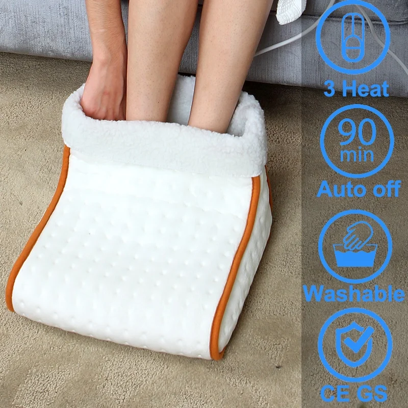 Fast Heating And Overheating Protection Washable Feet Heating Shoes Electric Foot Warmer For Winter