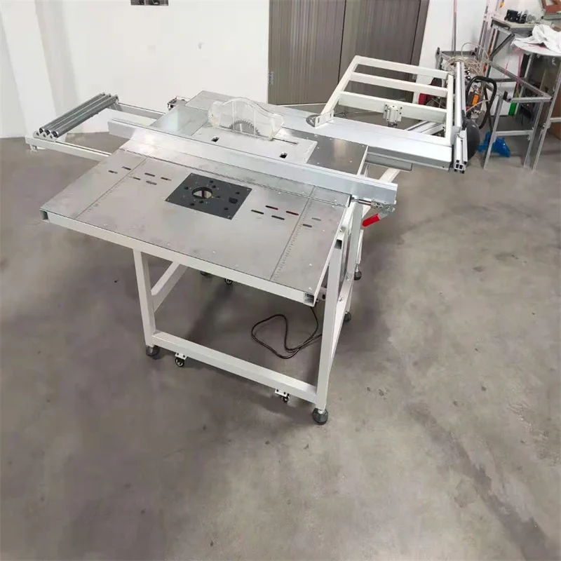 Маленькая пила для точного раздвижного стола, пила для резки древесины без щетки, бесшумная пила с популярного китайского завода