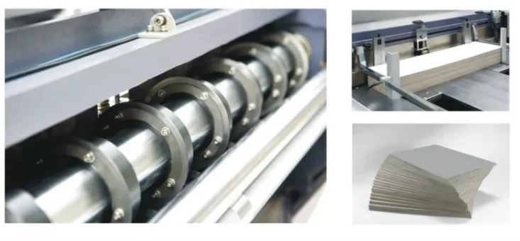 Paperboard Cardboard Slitter Machine for Making hard cover book Rigid box