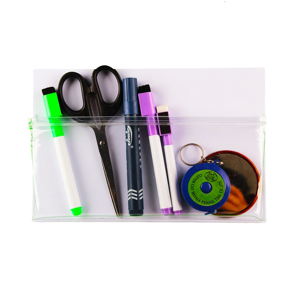 Maglory Magnetic Marker Holder Pen Bag Eraser Holder for Whiteboard Magnet Pencil Storage Organizer for Office Chalk Holder