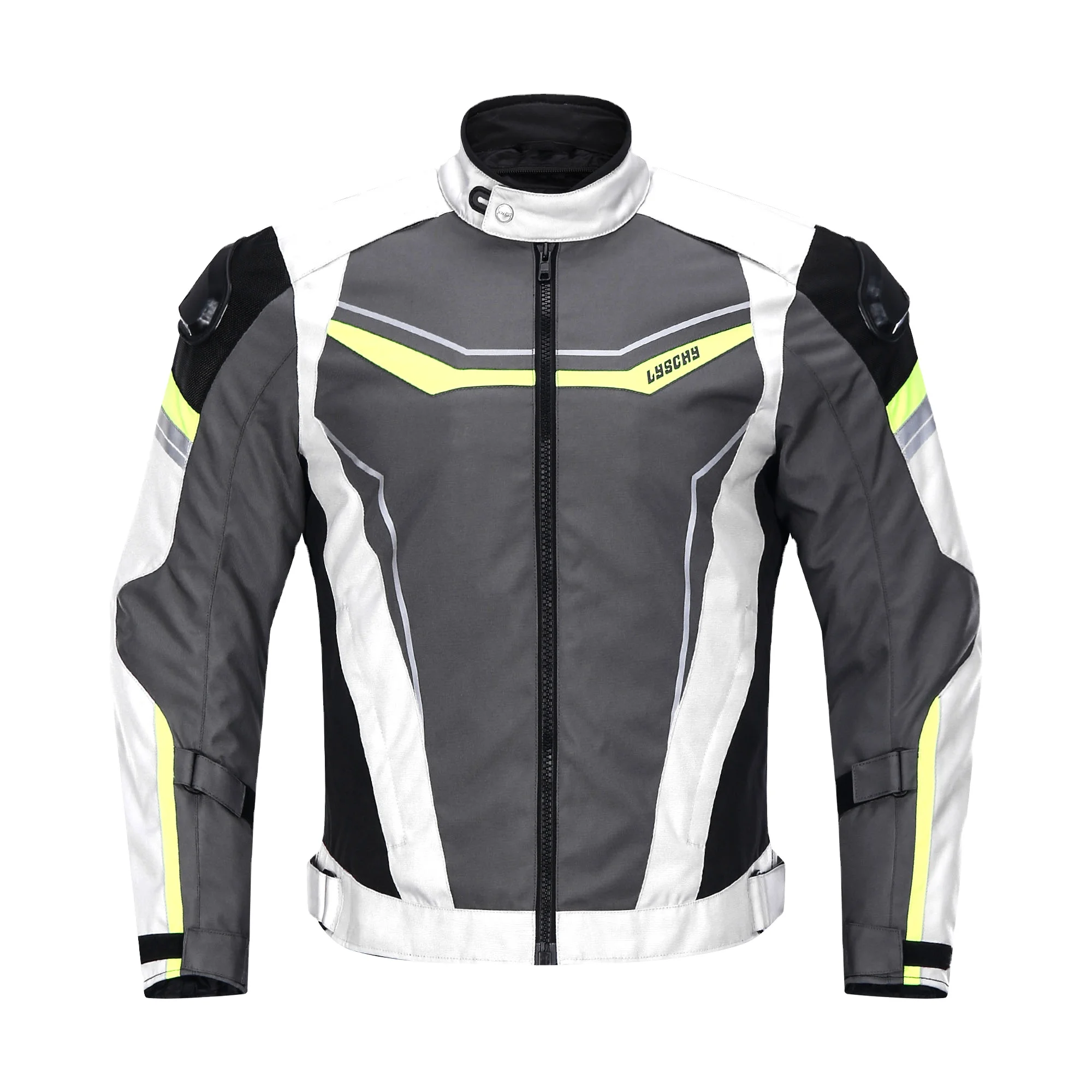 2021 New ArrivaL Lyschy Safety Motorcycle Jacket for Men Waterproof Summer Winter Off Road Motocross Racing Riding Jacket S-5XL