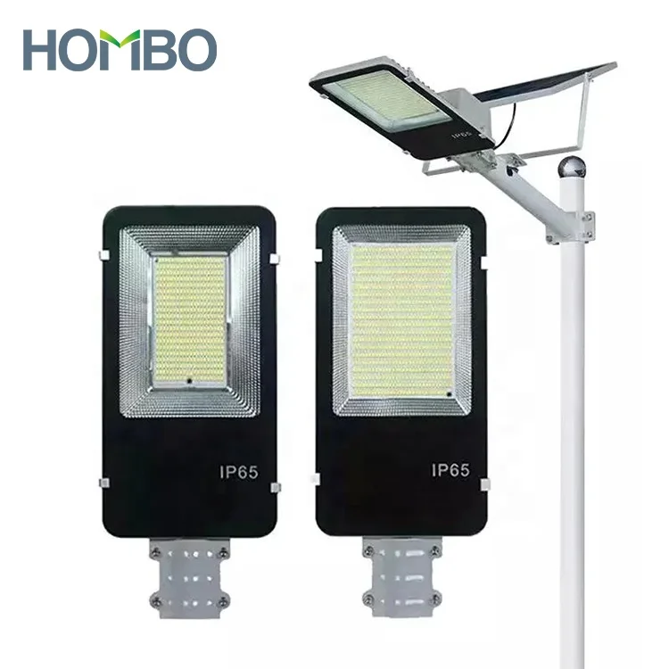 HOMBO Energy Saving Time Control 100w 200w 300w 600w 1000w Split Solar LED Street Lamp