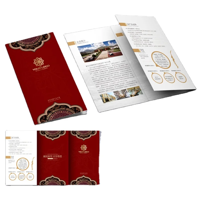 Customized Company Product accessories flyers fold paper booklets instruction manual instruction manual printing