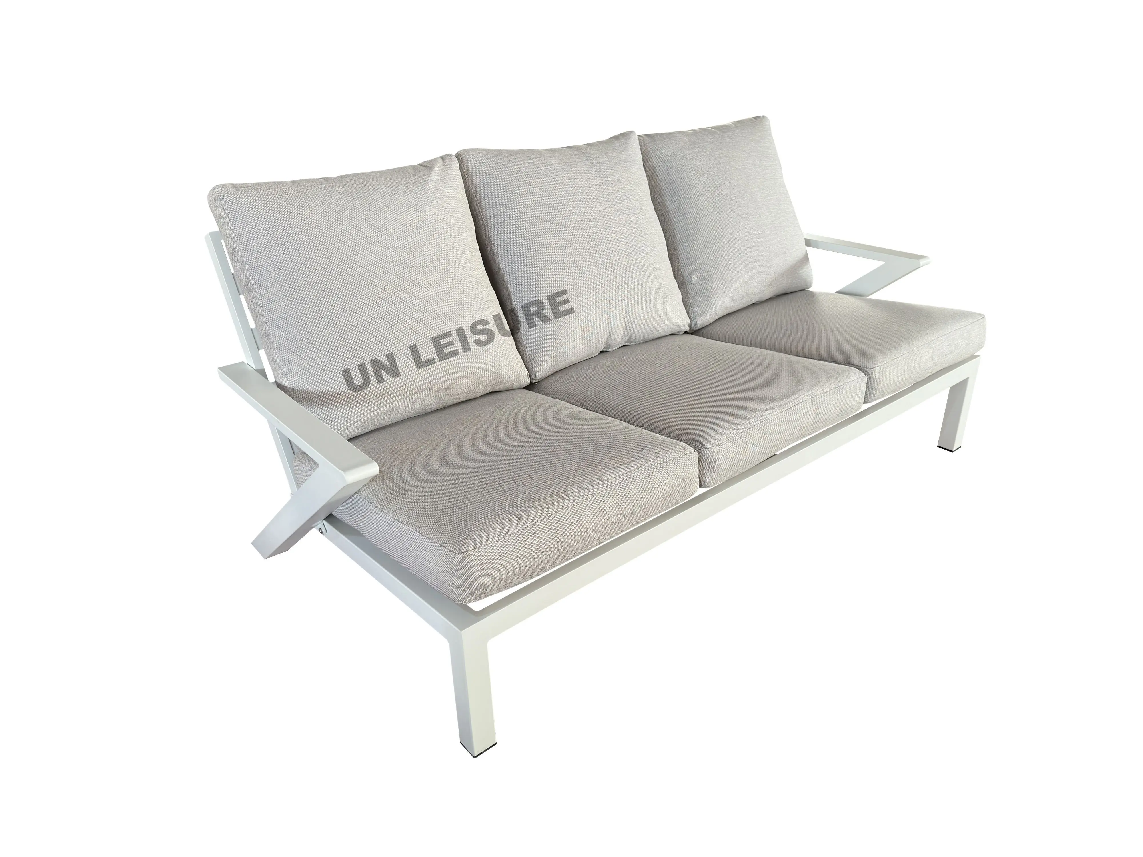 Out door furniture garden sofa white outdoor lounge patio Alu outdoor furniture minimalist luxury outdoor furniture