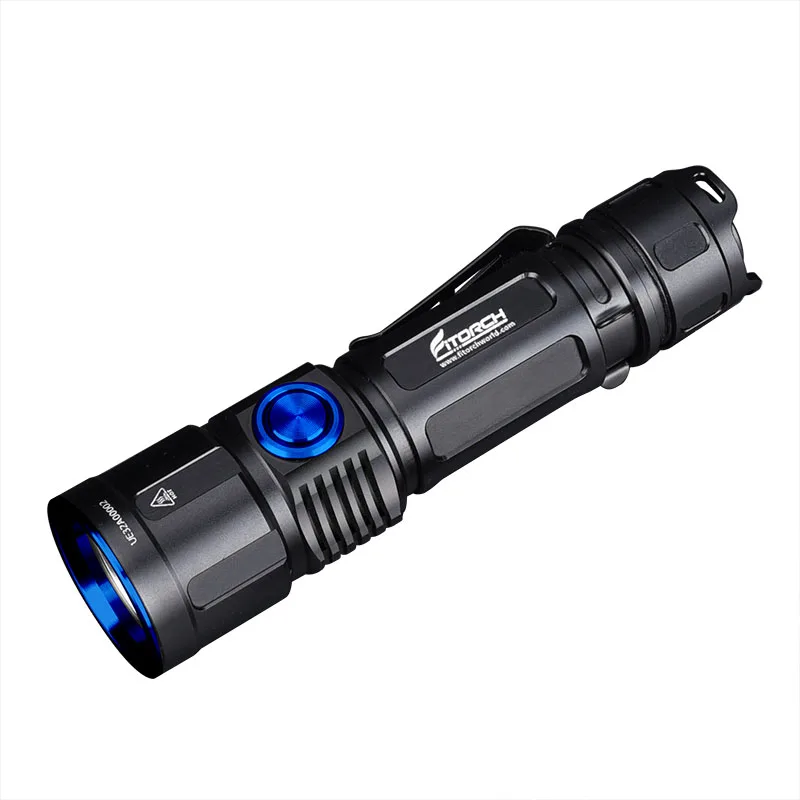 Powerful Waterproof Zoomable Rechargeable Mini LED Emergency Tactical Magnetic EC30 Flashlight with Cob Sidelight Torch Work Fla