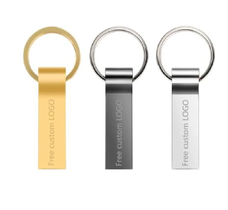Cheap Custom Logo Gifts Metal Mini Usb Flash Drive Usb2.0 3.0 Memory Stick with Key Chain for Promos Office Gift