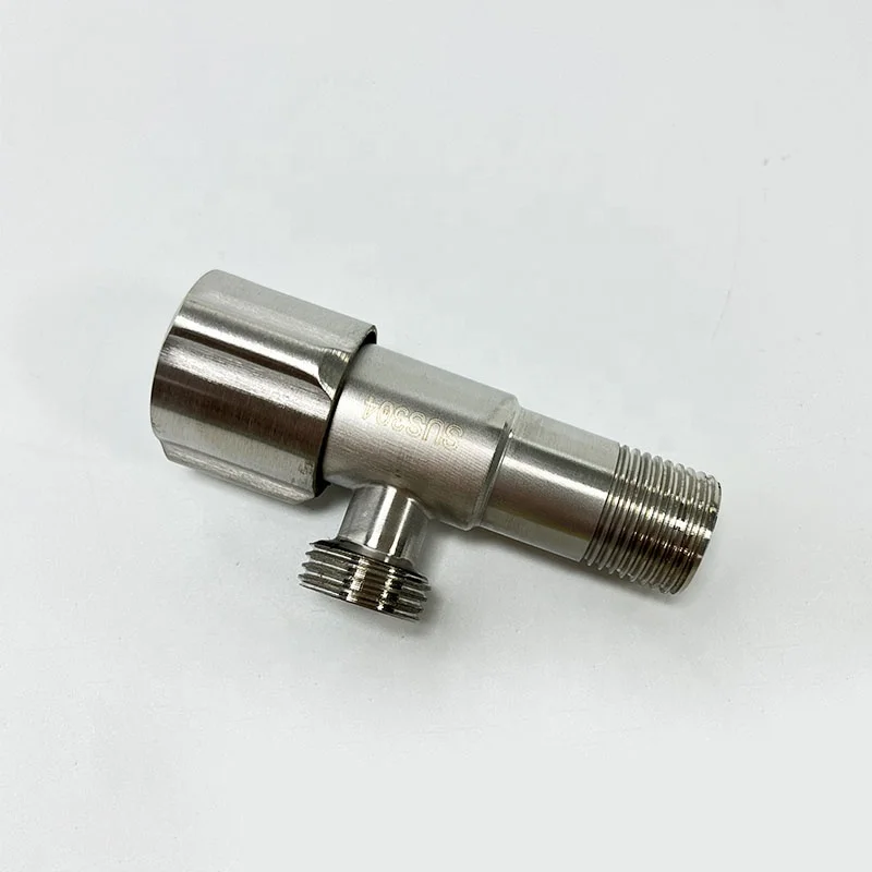 Лидер продаж, оптом, картридж с угловым клапаном из нержавеющей стали 304, треугольный клапан для умывальника, угловой клапан для туалета