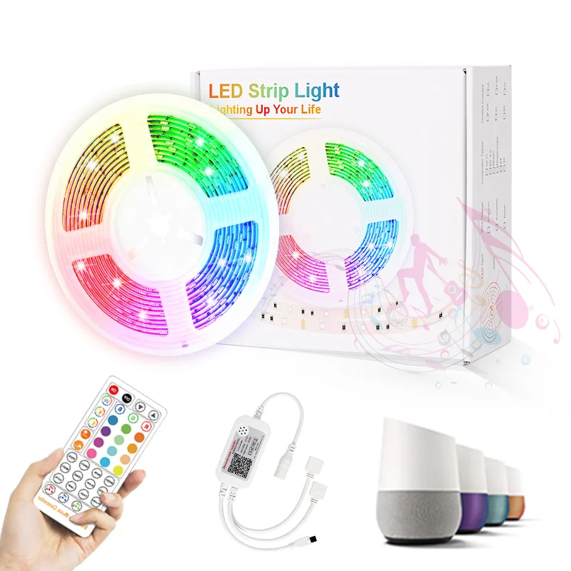 Светодиодная лента, профиль rbg wifi, интерьер автомобиля, Телевизор с дистанционным управлением, цвет мечты, неоновая Светодиодная лента, водонепроницаемая