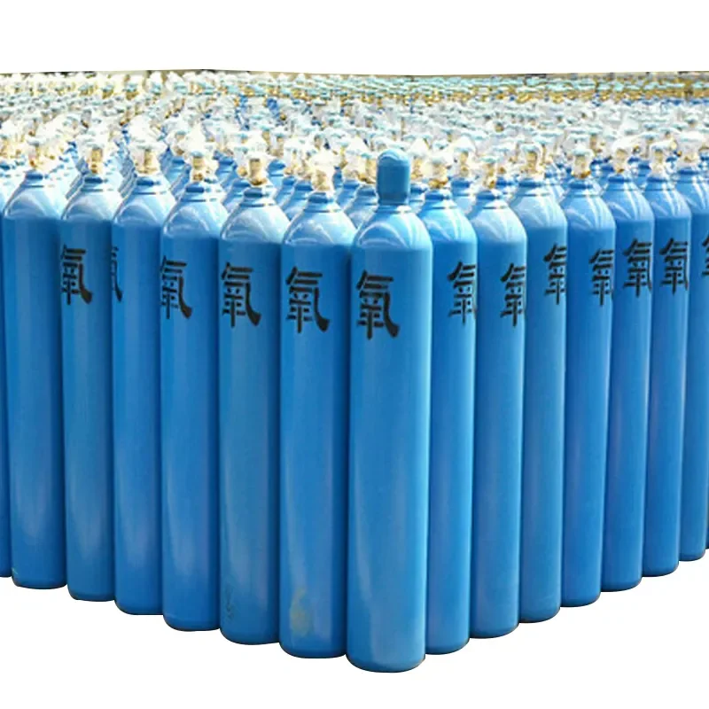 40 Liters Blue Empty Industrial Oxygen Cylinder With Lower Price Hospital Use