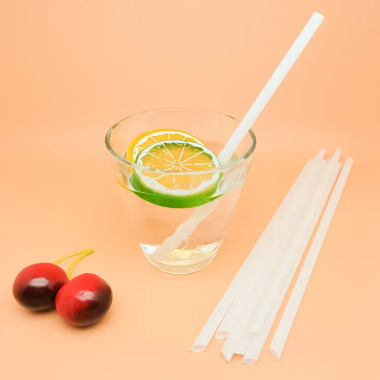 PLA Biodegradable Drinking Straw Manufacturer Long Drinking Eco Friendly Independent Individual Packaging Disposable Straw