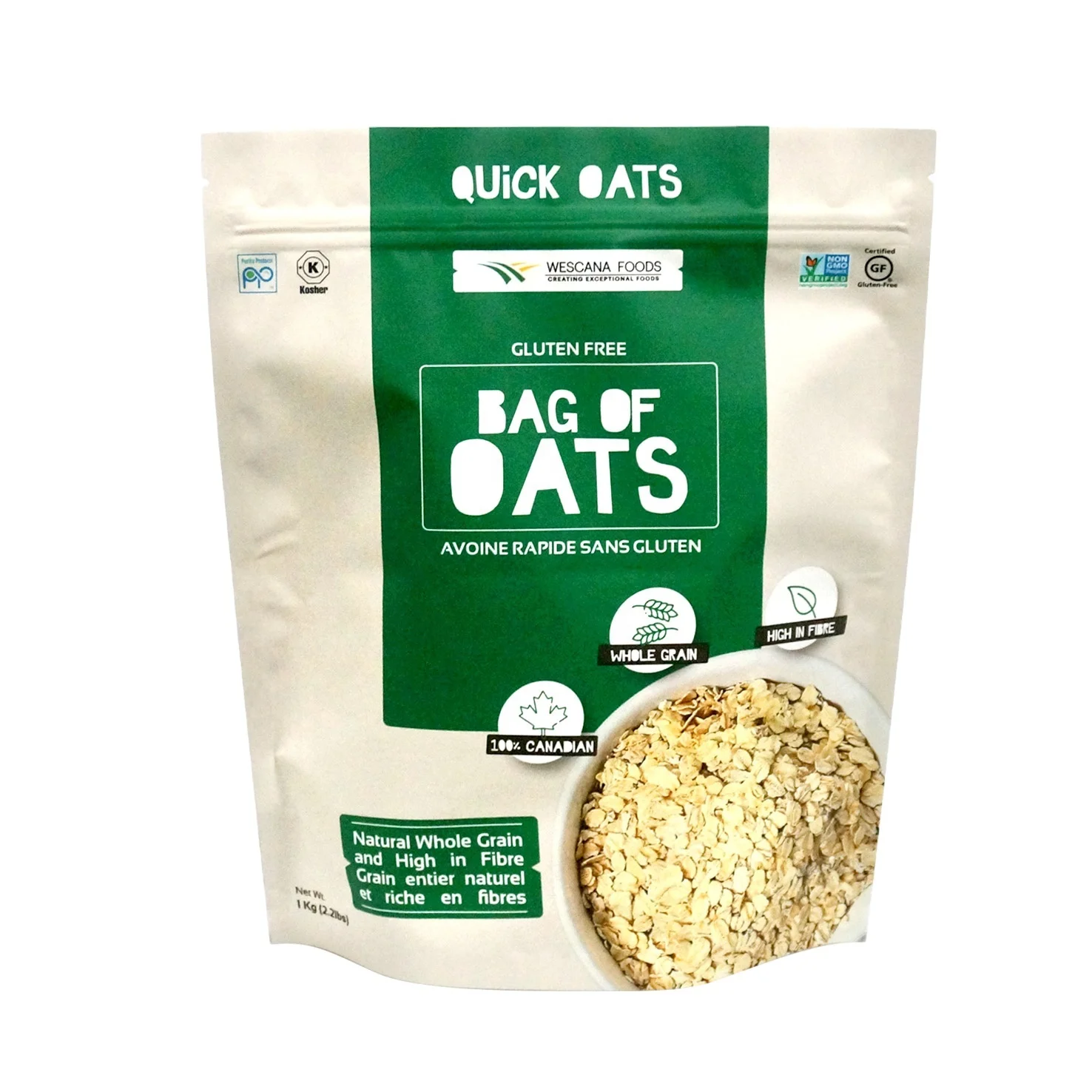 DQ PACK OEM plastic food packaging bag , three sides sealed pouch, stand up pouch with euro hole