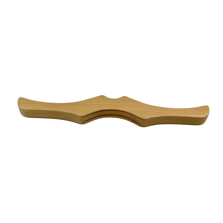 Best-Selling Beech Wood Scrapping Board Anti-Cellulite Massager with Polished Technique Lymphatic Drainage Therapy Massage Tool